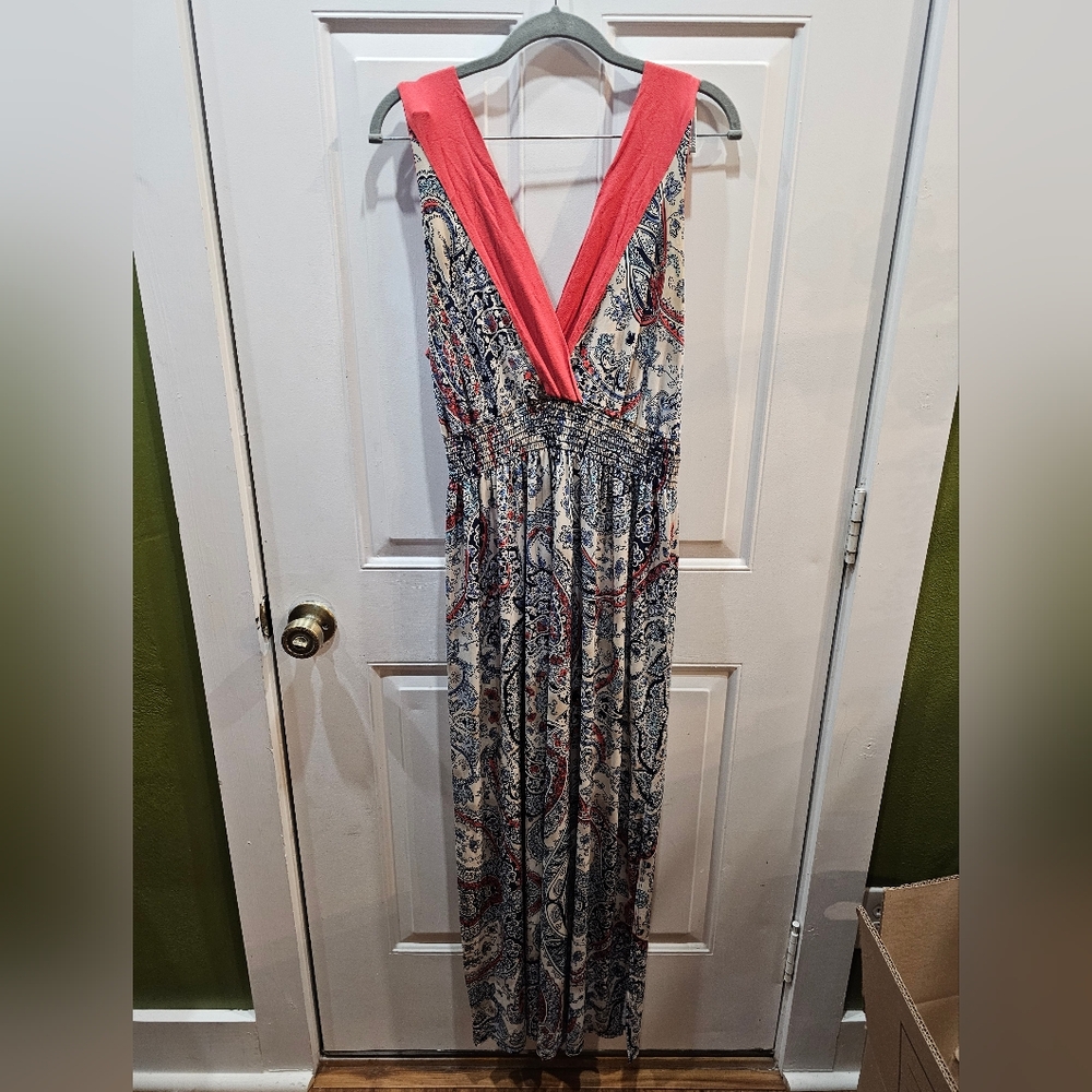 Gilli Paisley Knit Maxi Dress